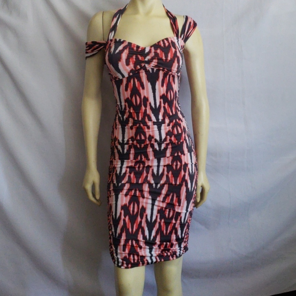 GUESS NEW MINI ORANGE DRESS SZ S - Picture 6 of 8